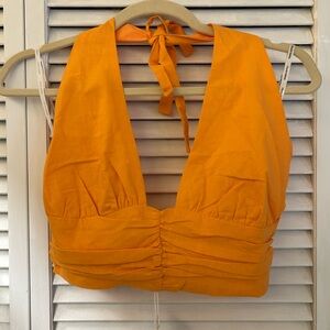 Charlie Holiday/Anthropologie Marcey Halter Top Size Large